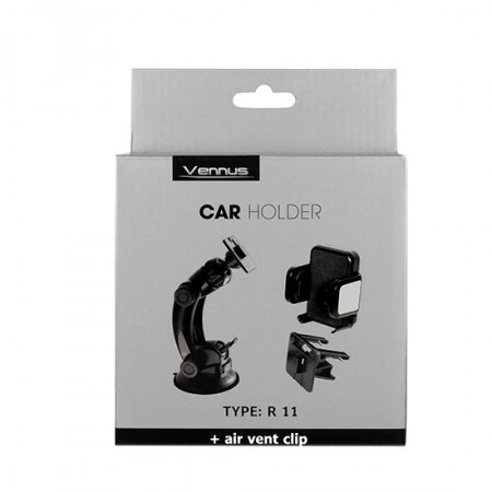 Car Holder VENNUS - CHROME - R 11 /air vent and windshield mount/ - Img 2