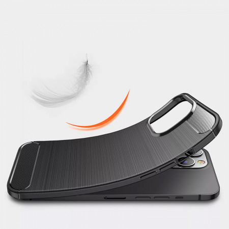Carcasa Spate CARBON pentru IPHONE 11 PRO Negru - Img 2