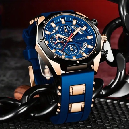 Ceas de mână sport cu cadran mare și dată pentru bărbați, PMXP560753 - Img 3