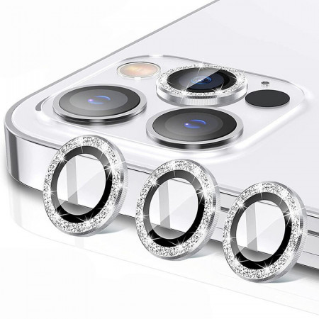 Folie Sticla TempeRosu HARD DIAMOND pentru camera (LENS) pentru Iphone 14/14 Plus silver (2 pieces) - Img 2