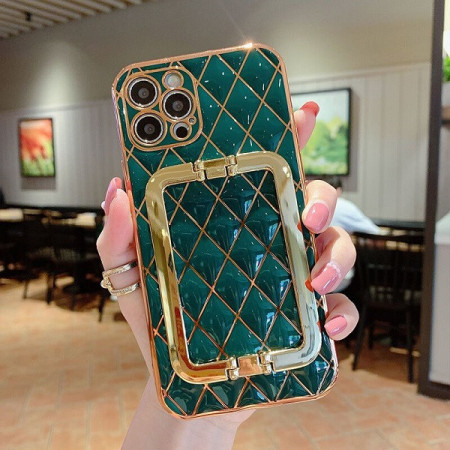 Husa pentru Apple iPhone 11, cu protectie ridicata, Fashion, tip geantuta, silicon, verde IP11-003