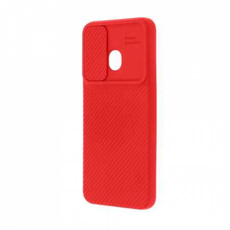Husa Samsung Galaxy A30 - Silicon Antisoc cu Protectie Glisanta Pentru Camera - Rosu - Img 3