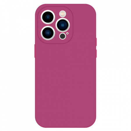 Husa Tel Protect Silicone Premium pentru Iphone 15 Pro Max raspberry