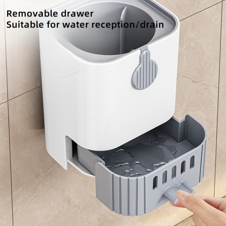 Perie Flexibilă de Toaletă cu Suport de Perete – Design Modern și Igienic, TMUX490521 - Img 2