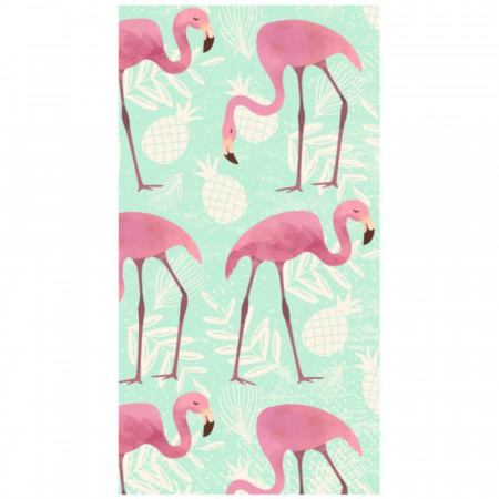 Prosop plaja 150 x 70 cm Flamingos, PMREC45WZ93