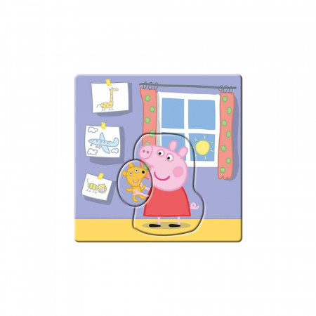 Puzzle 3 in 1, Peppa Pig - DINO TOYS - Img 4