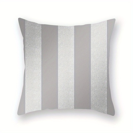 Set 4 Huse Decorative pentru Perne – Model Geometric Elegant, Nuanțe de Gri, 45x45 cm, PMPT389116 - Img 4