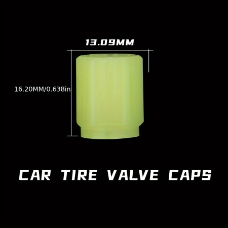 Set de 4 capace valve pentru anvelope fluorescente, PMTF76633 - Img 3