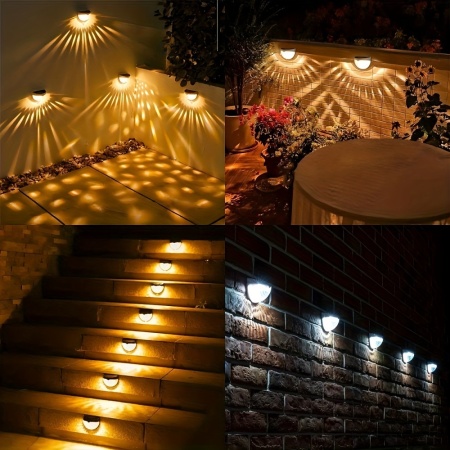 Set lămpi solare LED tip far – Iluminat decorativ alb pentru exterior, TMYA48214A - Img 3