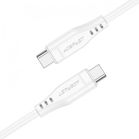 Acefast Cablu C3-03 - Tip C to Tip C - PD 60W 3A 1,2 metri alb