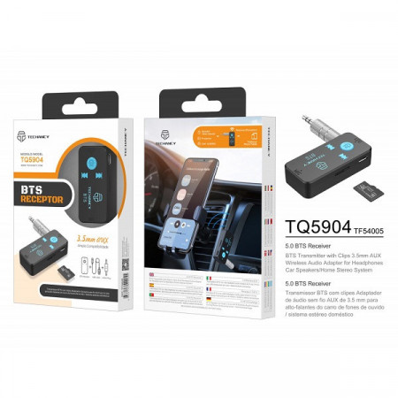 Adaptor audio Bluetooth pentru mașină, PMTF540053