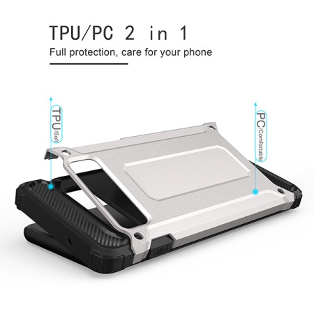 Armor Carbon Husa pentru Huawei P40 Negru