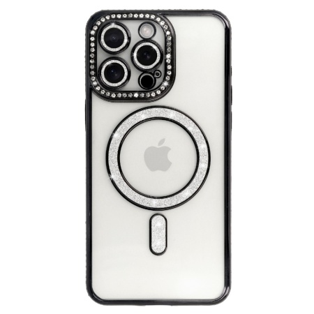 Bling Magsafe Case for Iphone 11 black - Img 2