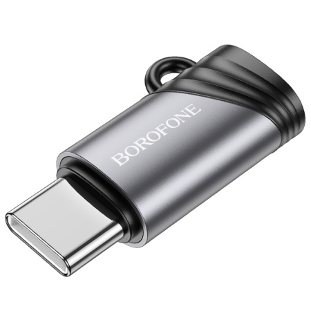 Borofone Adapter BV20 - Lightning female to Type C male - black - Img 2