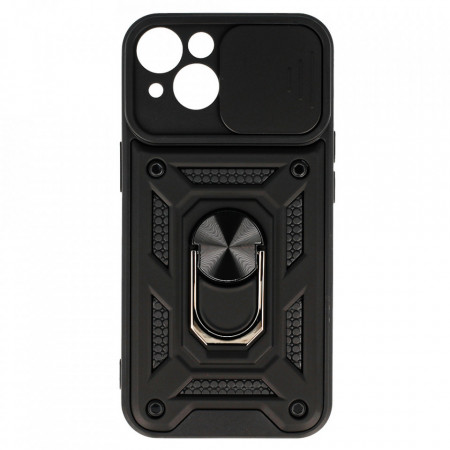 Carcasa Slide Camera Armor pentru Iphone 15 Plus Negru