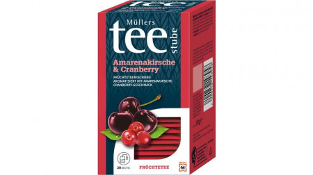 Ceai de cirese amare si merisoare Müllers 20 plicuri