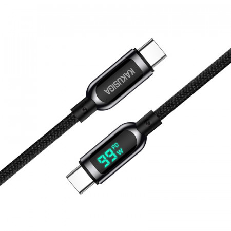 KAKU Cablu KSC-599 Kuxian - Tip C to Tip C - PD 100W 5A 1,2 metri Negru