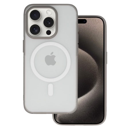 Liavec Warframe Magsafe Series Case for Iphone 15 Plus titanium