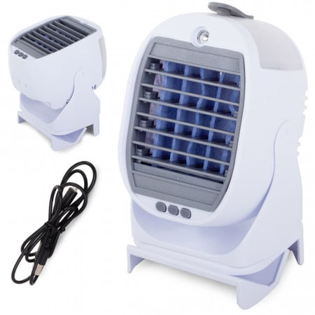 Mini aparat de aer conditionat, functie umidificator, 2 in 1, PM240613