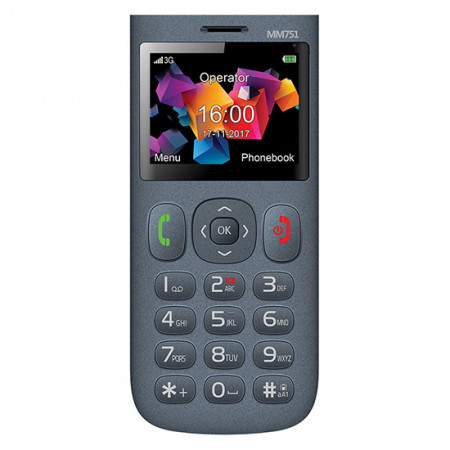 Mobile Phone GSM MAXCOM MM 751 3G Negru - Img 2