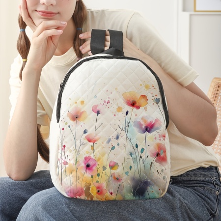 Rucsac damă Florentina cu model flori – Stil casual și adorabil, TMWE727075 - Img 3