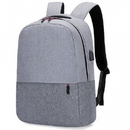 Rucsac sport cu port USB, gri, PMPL150WZ23