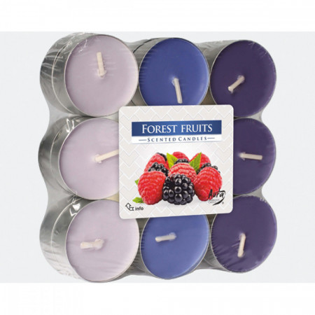 Set de 18 lumanari parfumate, Fructe de padure, PM184423