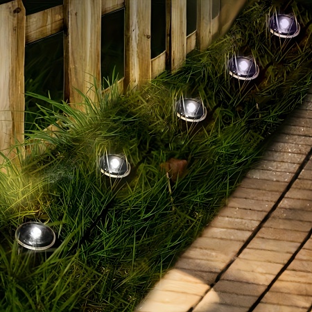 Set lămpi solare LED pentru alei – Iluminat exterior ecologic cu panou solar, TMMR398999 - Img 5