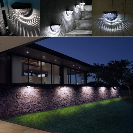 Set lămpi solare LED tip far – Iluminat decorativ alb pentru exterior, TMYA48214A - Img 4