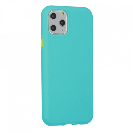 Solid Silicone Husa pentru Iphone 12 Mini green - Img 2