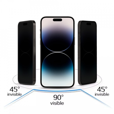 Sticla Tempered Privacy Sticla pentru REALME C53 BLACK