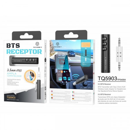 Adaptor audio Bluetooth pentru mașină, PMTF540043