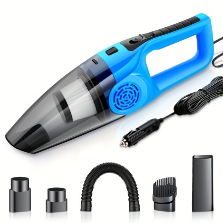 Aspirator auto portabil 12V – Putere mare de aspirare, cu multiple accesorii, TMLD188266 - Img 2