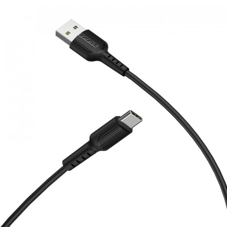 Borofone Cable BX16 Easy - USB to Type C - 2A 1 metre black