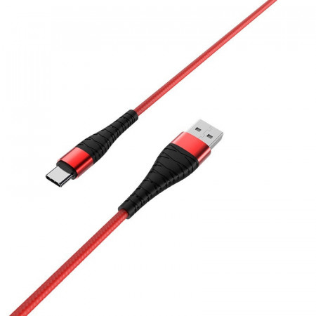 Borofone Cablu BX32 Munificent - USB to Tip C - 5A 1 metre red