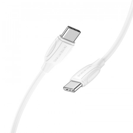 Cablu Borofone BX19 Double-speed - Type C to Type C - PD 60W 3A 1 metre white - Img 2