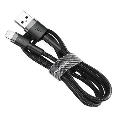 Cablu pentru incarcare si transfer de date Baseus Cafule USB/USB Type-C 3m Negru/Gri, PMCALKLF-RG1 - Img 8