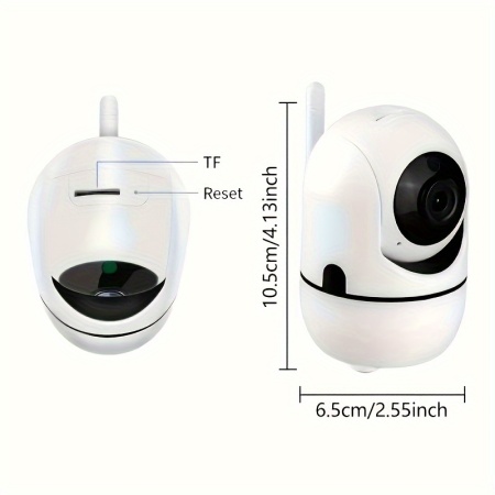 Camera de securitate WiFi fara fir cu viziune nocturna si audio bidirectional, PMYJ268666 - Img 4
