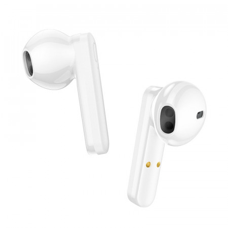 Casti Borofone TWS Bluetooth BW08 Luxury White