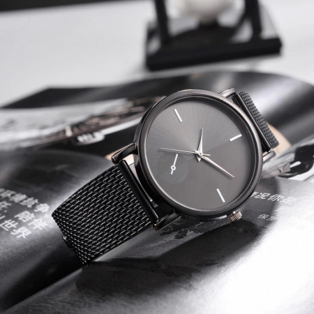 Ceas Dama Quartz Vansvsar, Negru, Q9500-V3 - Img 2