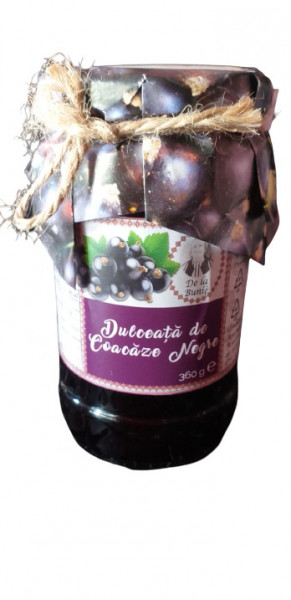 Dulceata de coacaze negre 360g