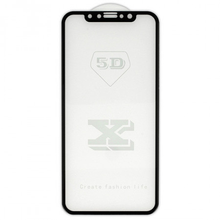 Folie Sticla TempeRosu Full Glue 5D pentru IPHONE XR (6,1") Negru