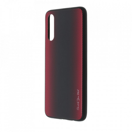 Husa pentru Samsung Galaxy A70 | A70s - Husa Pro Shield Sticla Rosu cu Efect Gradient - Img 4