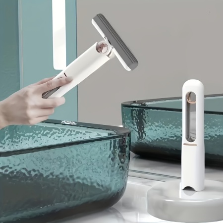 Mini mop rezistent, extensibil, utilizare umeda sau uscata, rotativ 360°, PMRW84570 - Img 3