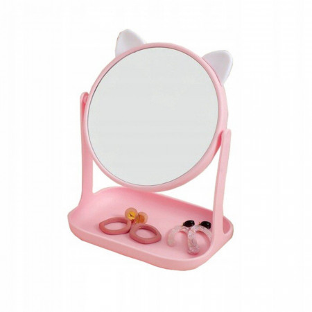 Oglinda cosmetica, roz, Pisicuta, PML5R3