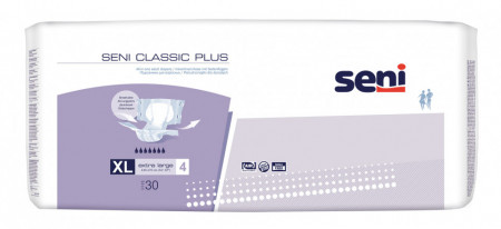 Scutece pentru adulti SENI CLASIC PLUS LARGE, 30 BUC