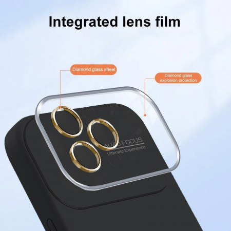 Soft Silicone Lens Case for Iphone 13 Pro black - Img 2