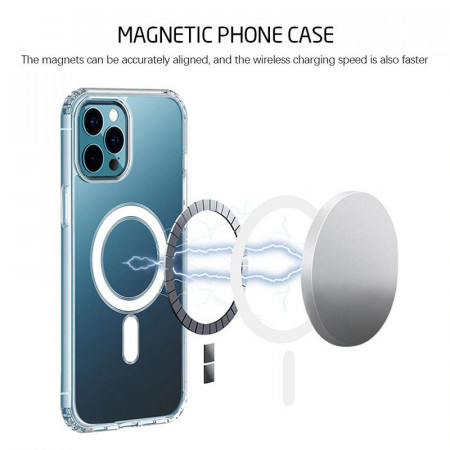 TEL PROTECT MagSilicone Husa pentru Iphone 13 Pro Max transparenta - Img 2