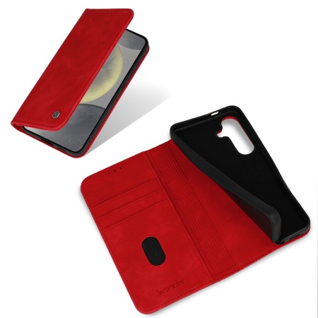 Wonder Smart Case for Samsung Galaxy S24 Ultra red, POK062473 - Img 5