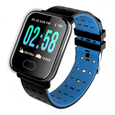 A6 Blue - Smart Watch Sport Fitness Tracker
